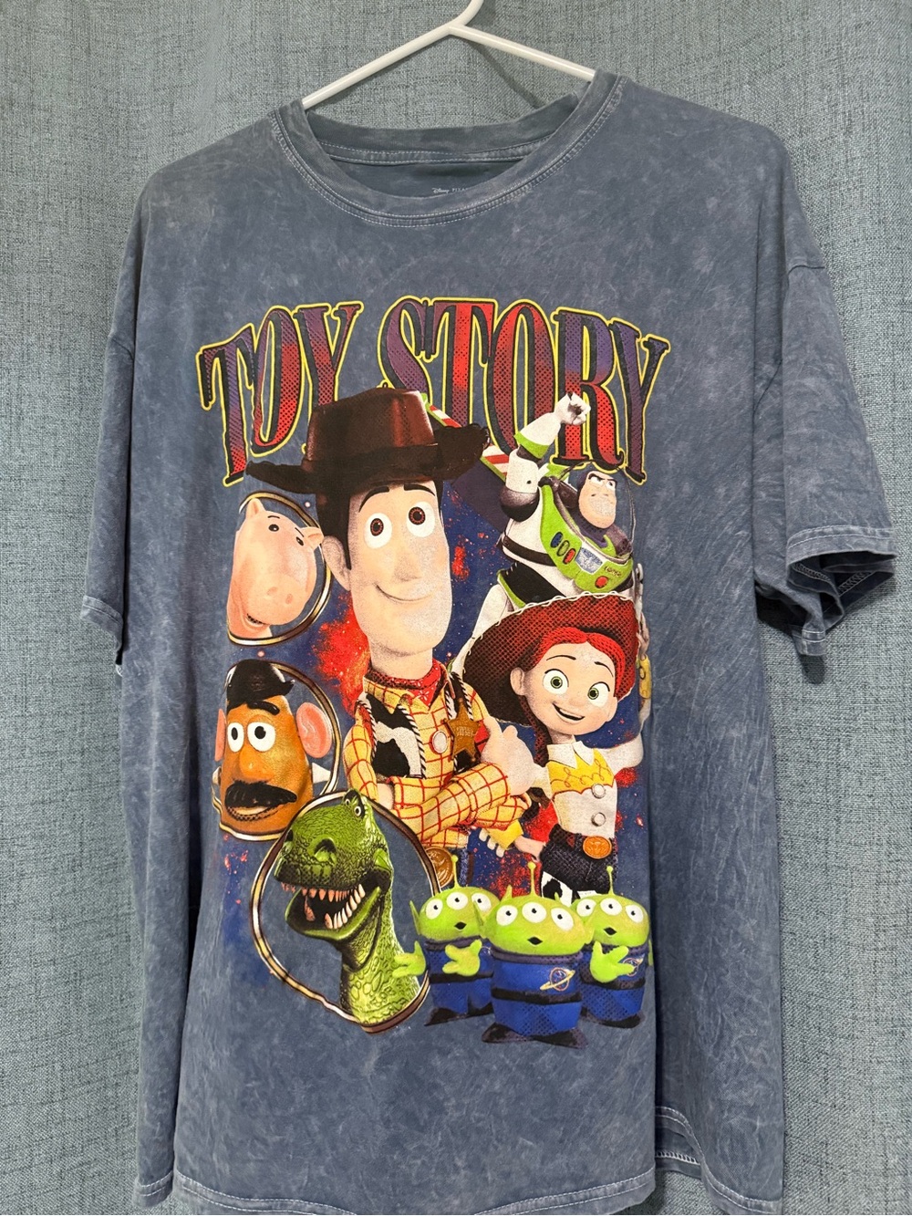 Toy Story Blue Graphic Tee - New worn and washed once. Preshrunk.